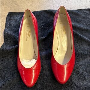 Bally Women's Vibrant Red Heels